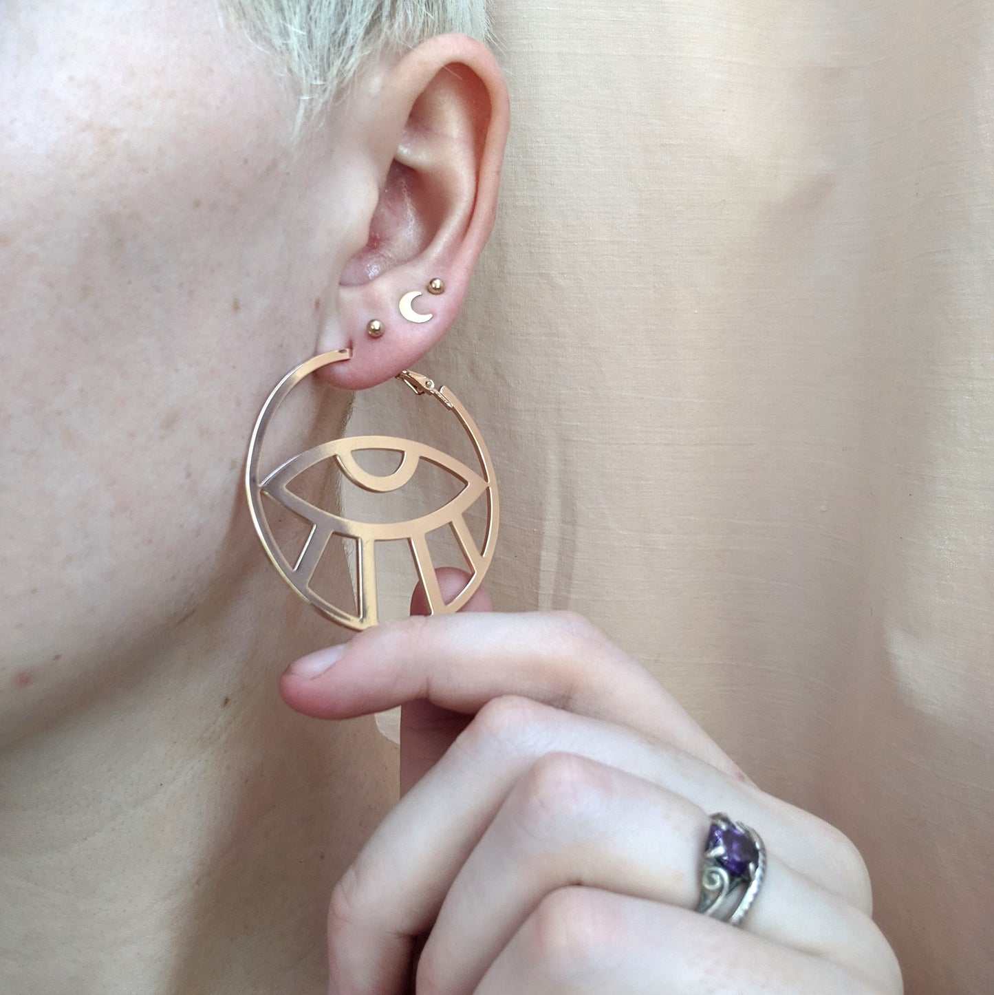 All Seeing Eye Hoops