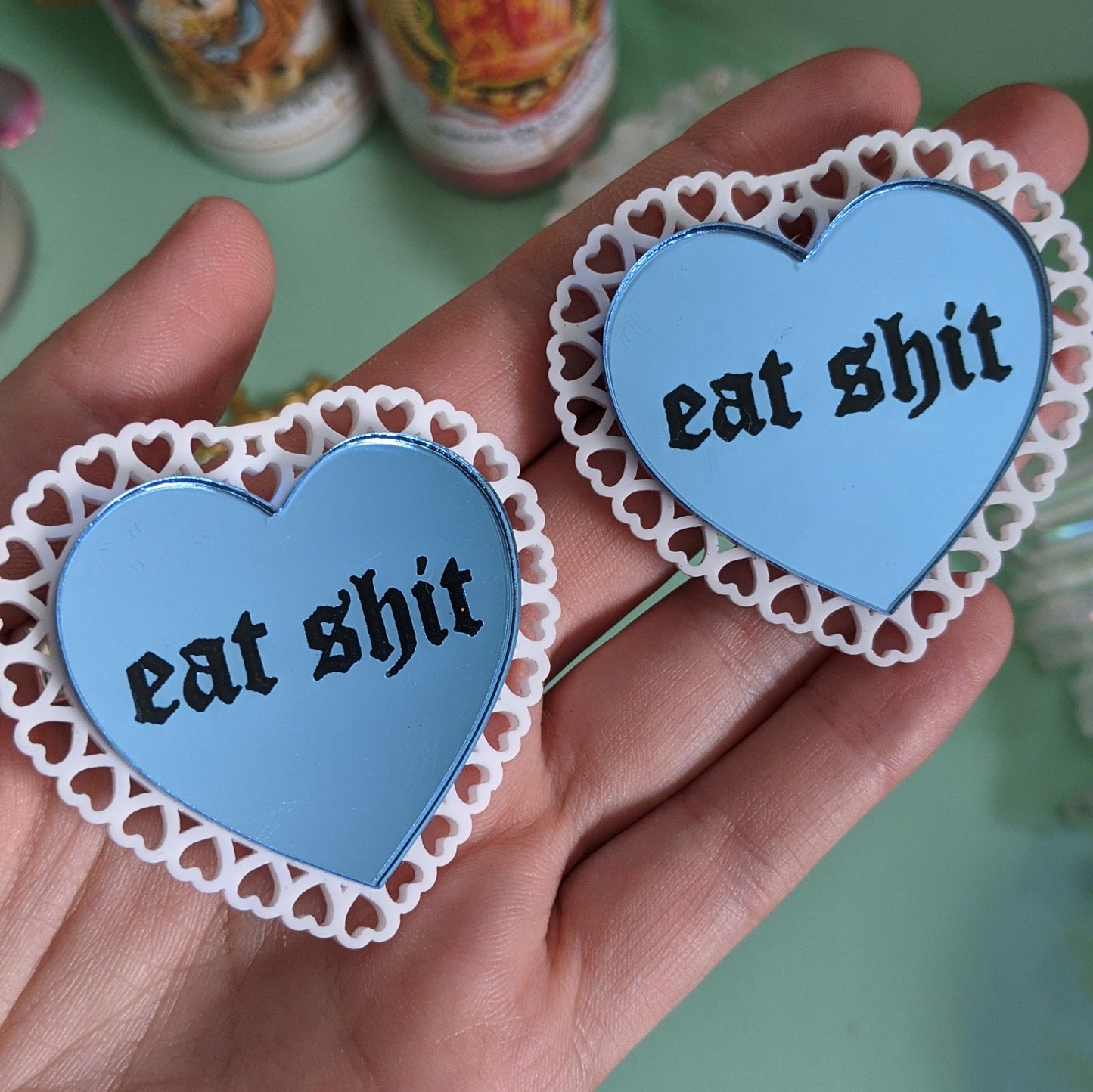 Eat Shit Valentines Hoops