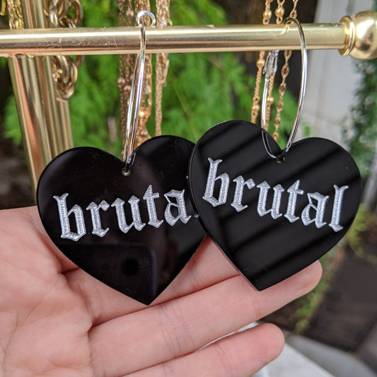 Brutal Heart Hoops - Black