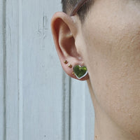 No Bad Vibes Mirror Studs