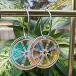 Iridescent Citrus Hoops