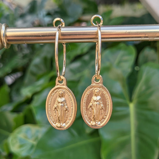 Miraculous Virgin Medal - Gold - Single