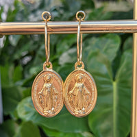 Miraculous Virgin Large Medal - Gold - Single