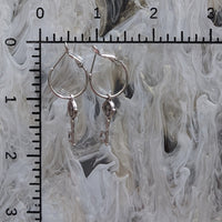 St Benedict's Key to Heaven Extra Small Hoop - Silver - Single