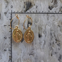 Miraculous Virgin Large Medal - Gold - Single