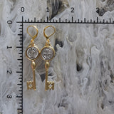 St Benedict's Key To Heaven Pair - Silver