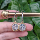 St Benedict Medal - Silver - Single