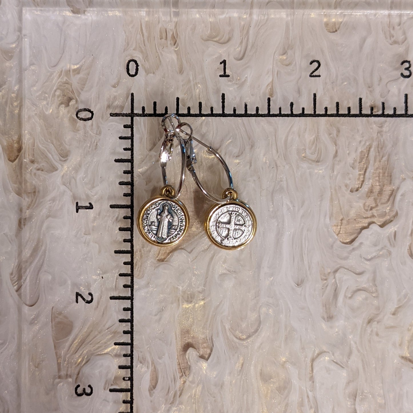 St Benedict Medal - Silver - Single