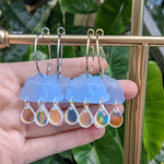 Iridescent Raincloud Hoops
