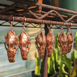 Spectral Bat Skull Earrings