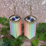 👁️ single dangle rainbow 👁️
